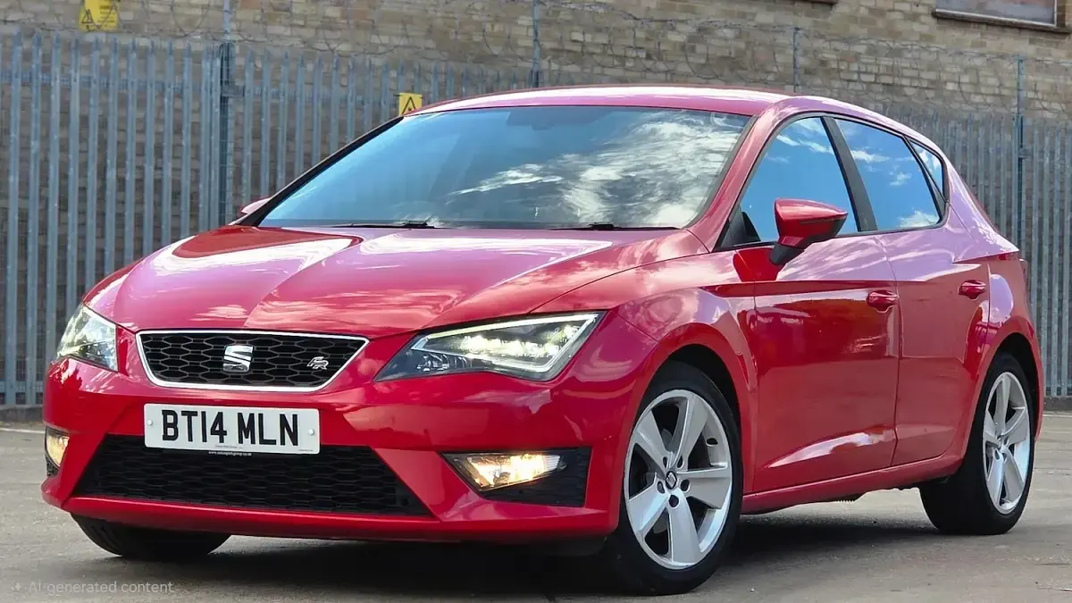 Used Seat Leon FR 125 HP (91 kW) 2014 Red Hatchback
