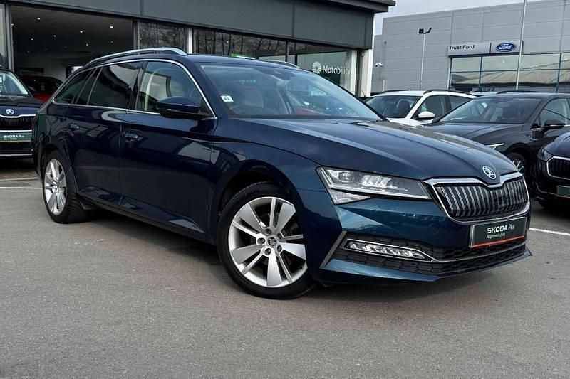 Used Skoda Superb SE L 2021 Blue Estate
