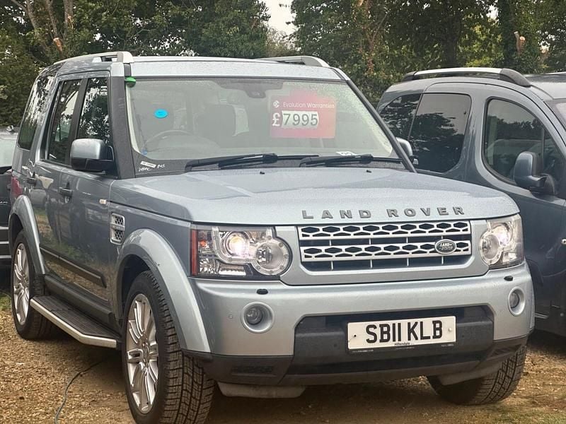 Silver Used 2011 Land Rover Discovery 4 HSE SUV | £7,995 (Good price) - Image 1/4