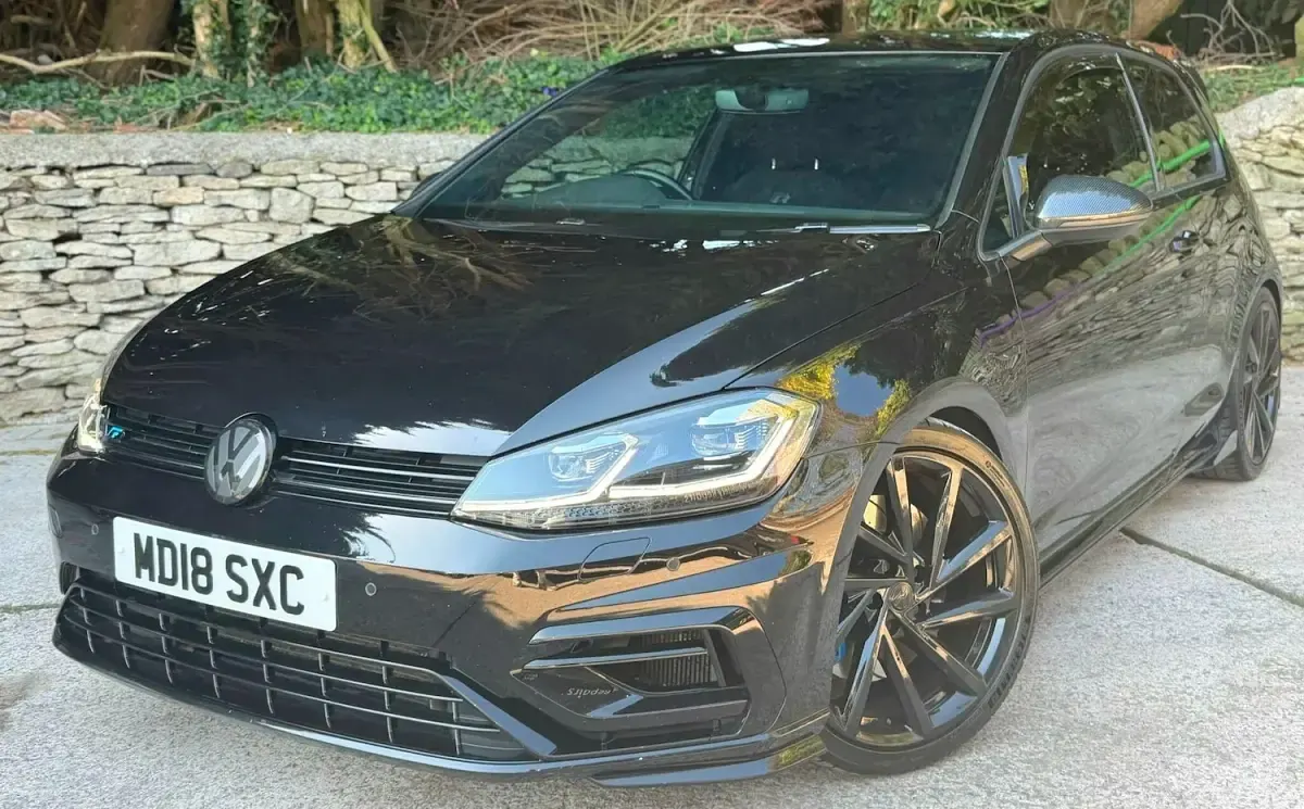 Used VW Golf VII R 2018 Black Hatchback