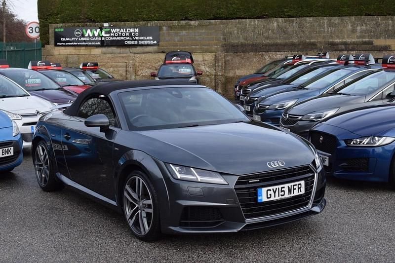 Used Audi TT Roadster S-Line 230 HP (169 kW) 2015 Grey Cabriolet