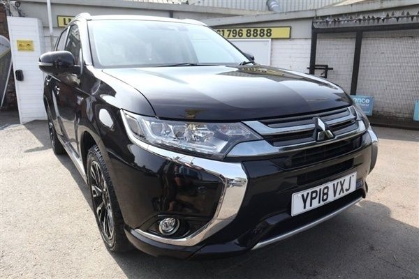 Black Used 2018 Mitsubishi Outlander SUV | £11,995 (Fair price) - Image 1/1