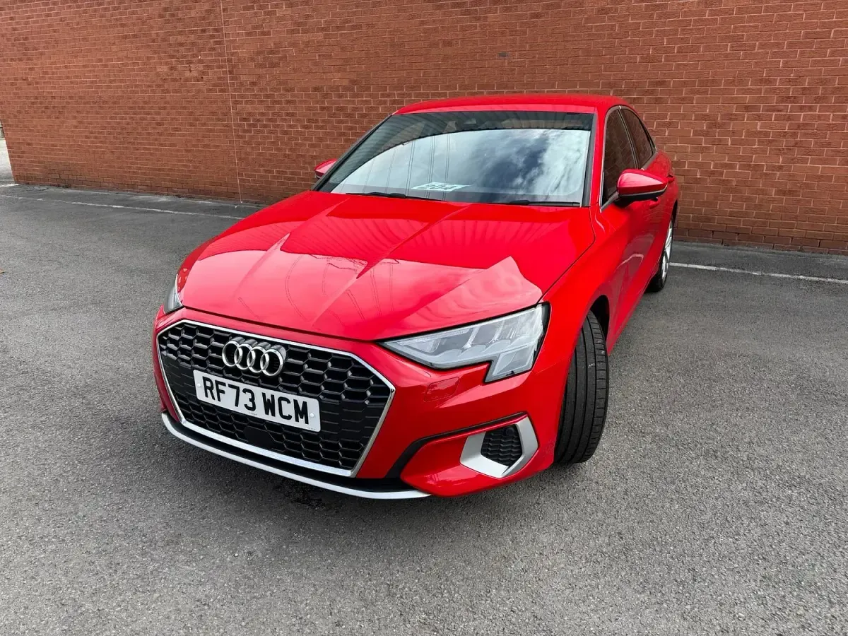 Used Audi A3 Sport 150 HP (110 kW) 2023 Red Sedan