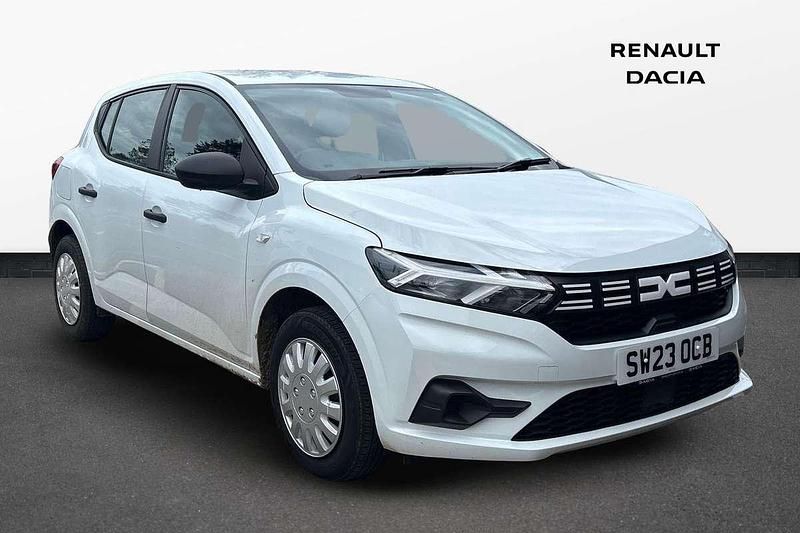 White Used 2023 Dacia Sandero Essentiel Hatchback | £9,400 (Super price) - Image 1/4