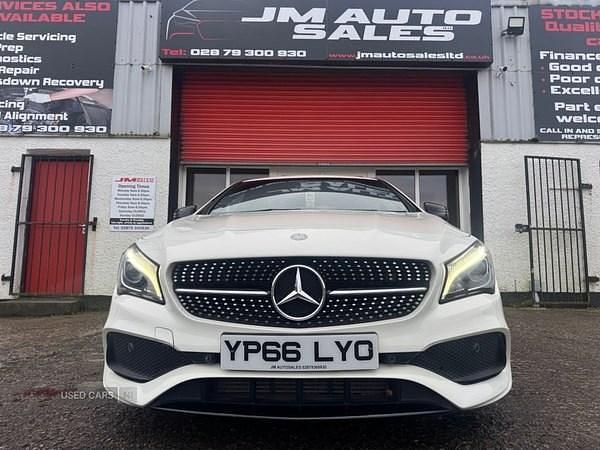 Used Mercedes CLA200 AMG line 136 HP (100 kW) 2016 White Sedan