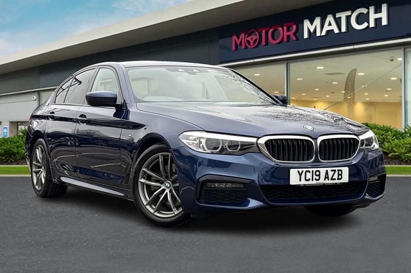 Blue Used 2019 BMW 520 M Sport Sedan | £16,480 (Good price) - Image 1/4
