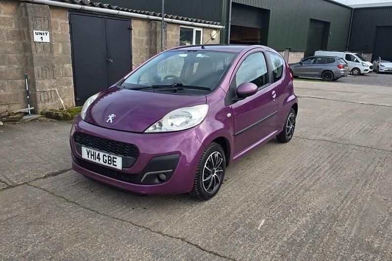 Used Peugeot 107 Active 68 HP (50 kW) 2014 Purple Hatchback