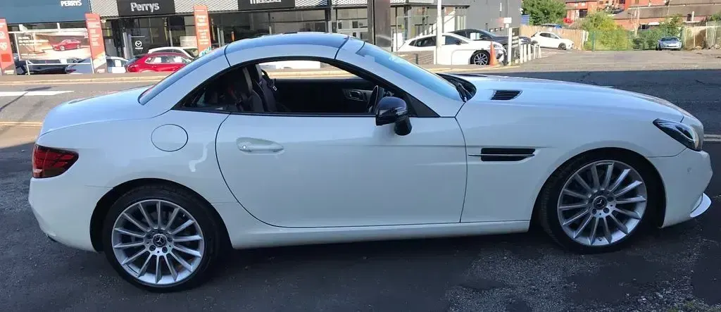 Used Mercedes E250 AMG line 2017 White Cabriolet