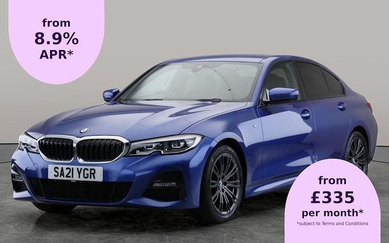 Blue Used 2021 BMW 320 M Sport Sedan | £22,641 (Fair price) - Image 1/2