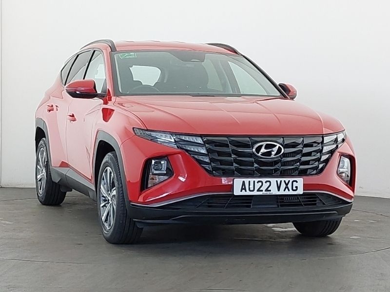 Red Used 2022 Hyundai Tucson SE SUV | £18,298 (Fair price) - Image 1/4