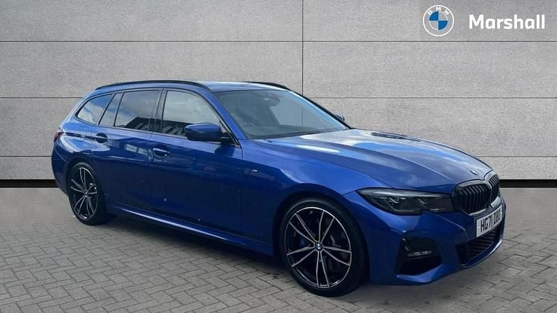 Blue Used 2021 BMW 320 M Sport Estate | £29,590 (Expensive) - Image 1/4