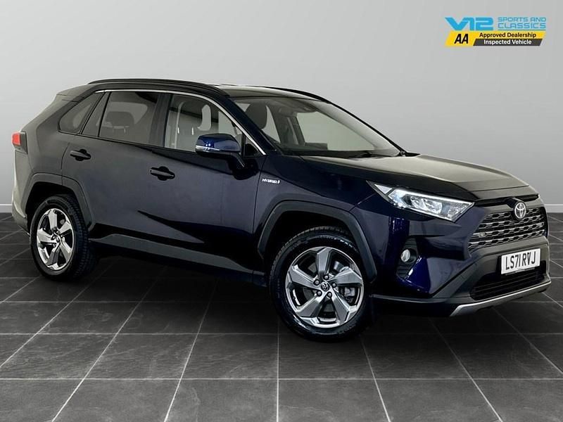Blue Used 2021 Toyota RAV4 Hybrid Design SUV | £21,495 (Good price) - Image 1/2