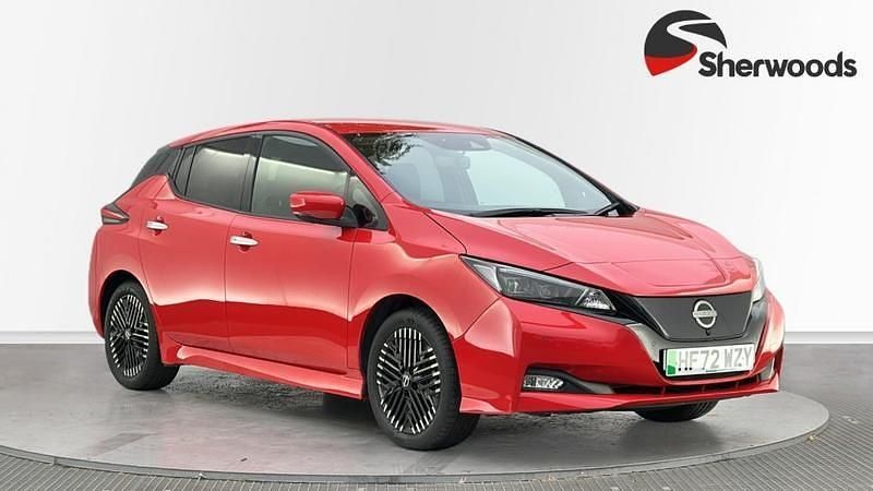 Red Used 2022 Nissan Leaf Tekna Hatchback | £11,999 (Fair price) - Image 1/4