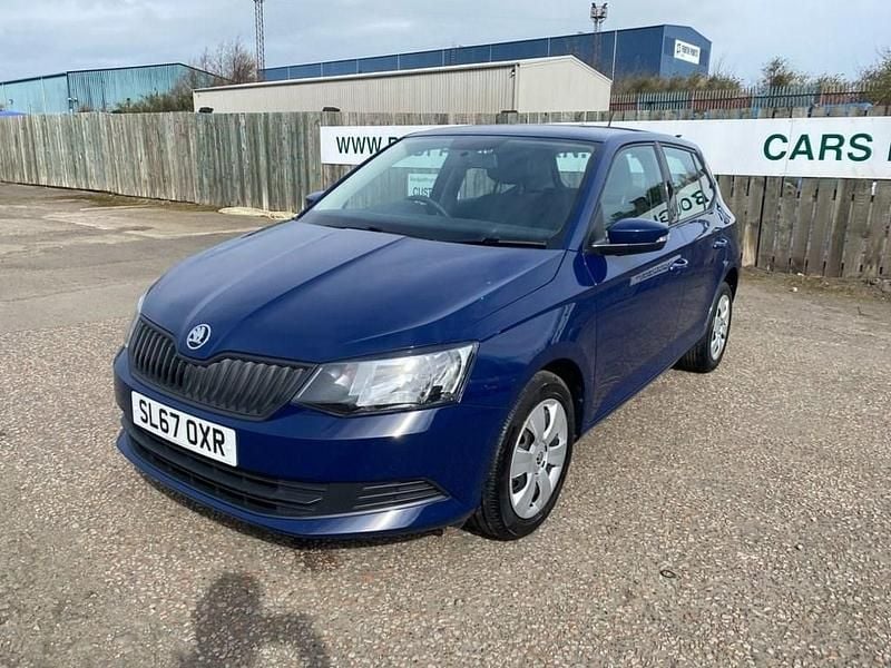 Used Skoda Fabia 60 HP (44 kW) 2017 Blue Hatchback