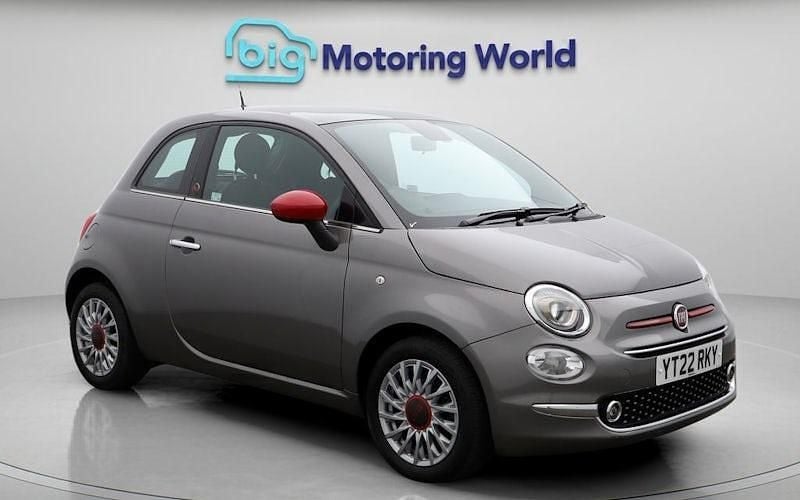 Used 2022 Fiat 500 Red Hatchback | £10,300 (Fair price) - Image 1/4