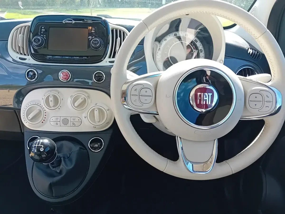 Used Fiat 500 Lounge 69 HP (50 kW) 2018 Grey Hatchback