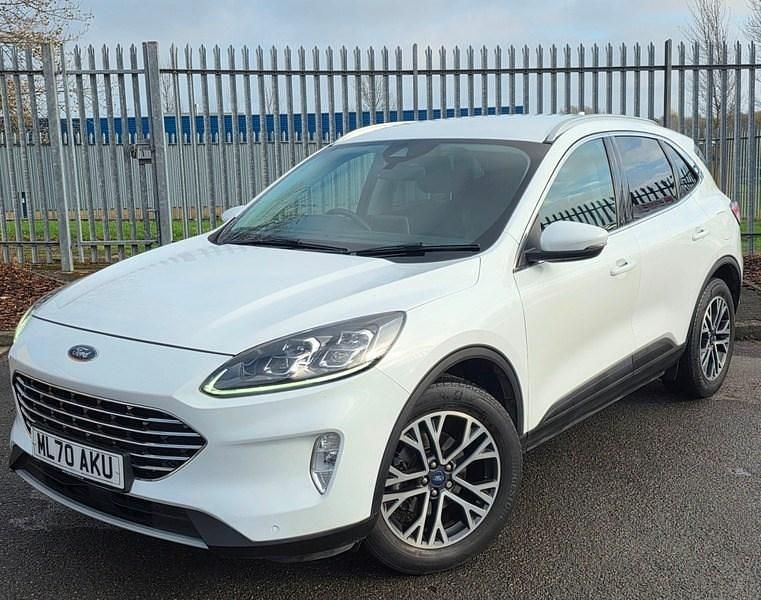 Begagnad Ford Kuga Titanium 120 HK (88 kW) 2020 Vit SUV