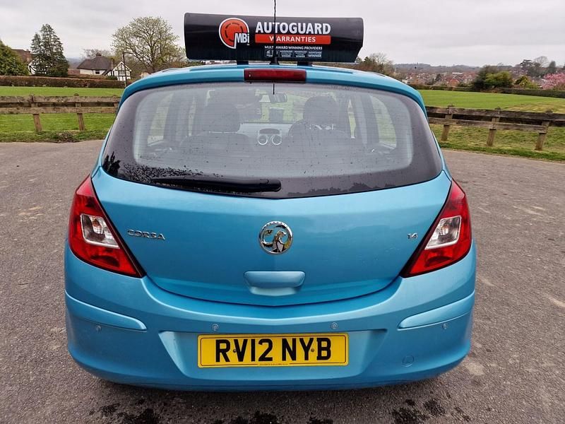 Used Vauxhall Corsa 100 HP (73 kW) 2012 Blue Hatchback