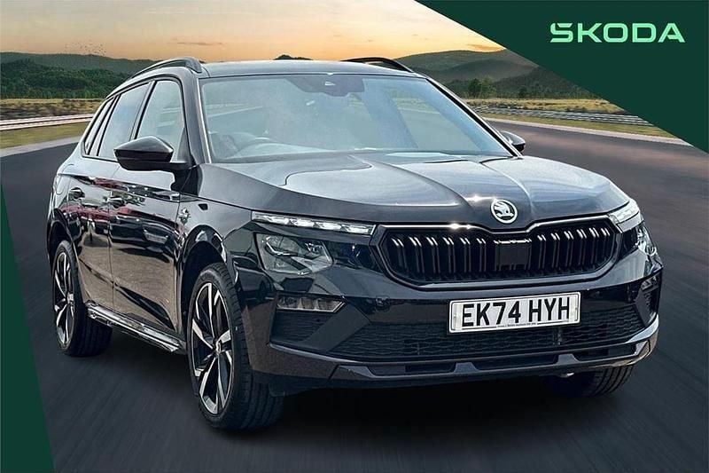 Black Used 2024 Skoda Kamiq Monte Carlo SUV | £21,895 (Fair price) - Image 1/3