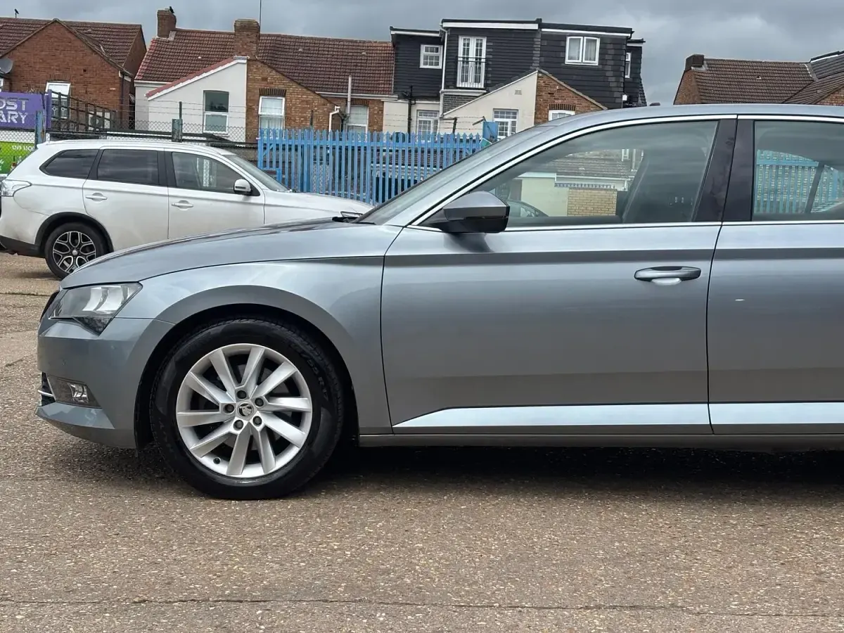 Used Skoda Superb SE 150 HP (110 kW) 2018 Grey Hatchback