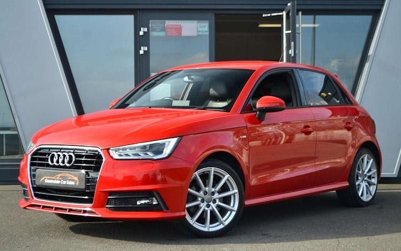 Used Audi A1 Sportback S-Line 116 HP (85 kW) 2017 Red Hatchback