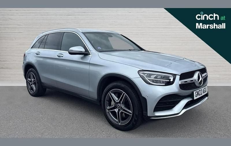 Silver Used 2022 Mercedes GLC300e AMG line SUV | £30,227 (Super price) - Image 1/4