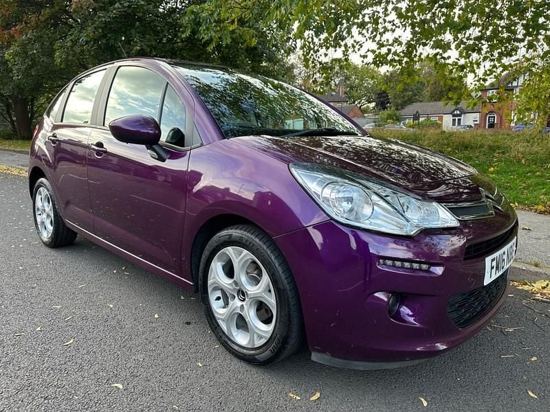 Purple Used 2016 Citroën C3 PureTech Hatchback | £3,995 (Super price) - Image 1/2