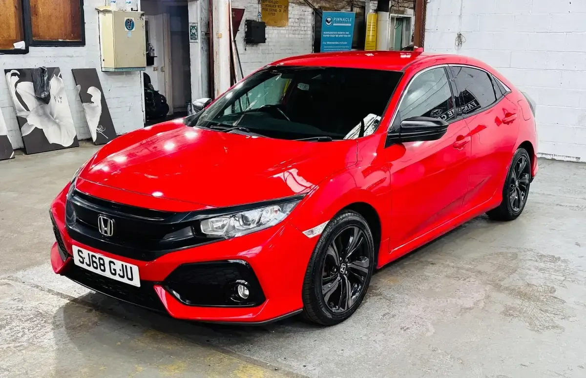Used Honda Civic SR 2018 Red Hatchback