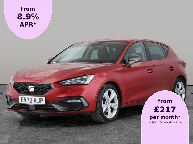 Red Used 2022 Seat Leon FR Hatchback | £16,176 (Fair price) - Image 1/1