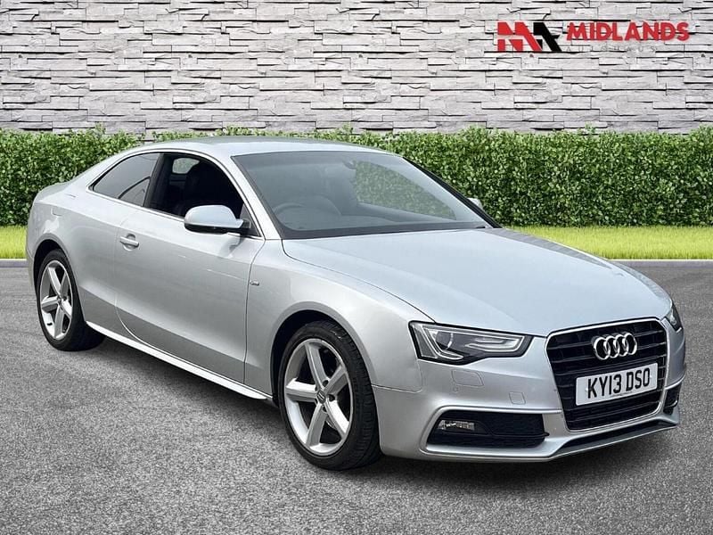 Silver Used 2013 Audi A5 S-Line Coupe | £7,500 (Good price) - Image 1/3
