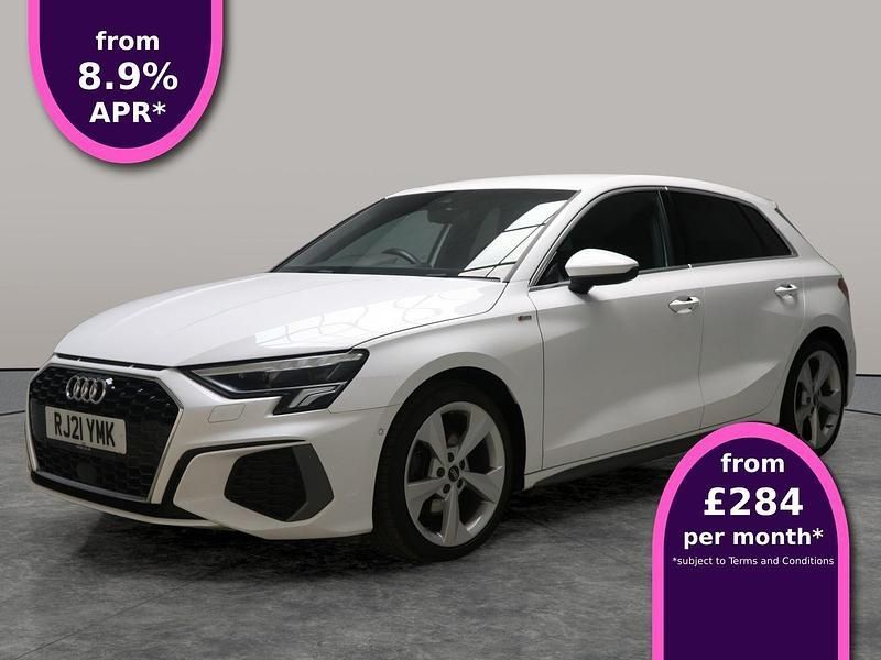 White Used 2021 Audi A3 Comfort Hatchback | £20,398 (Fair price) - Image 1/3