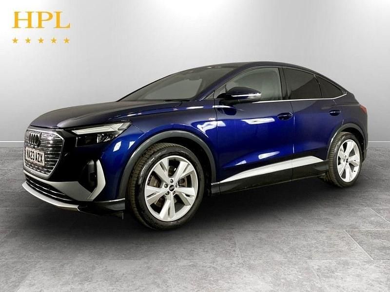 Used Audi Q4 Sportback e-tron S-Line 150 kW (204 HP) 2023 Blue SUV