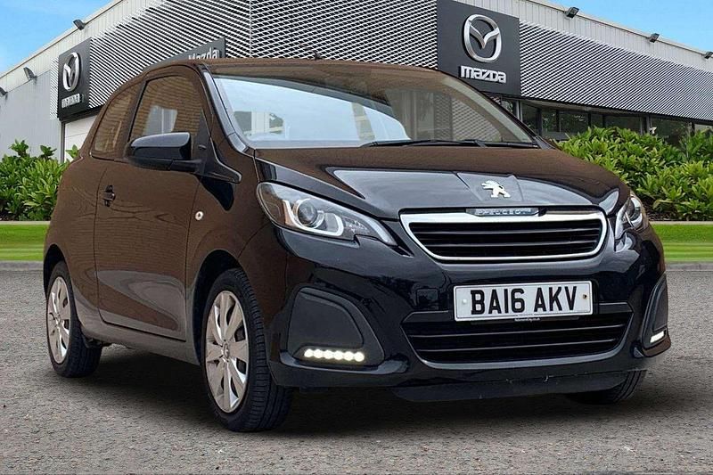 Black Used 2016 Peugeot 108 Active Hatchback | £4,690 (Fair price) - Image 1/3