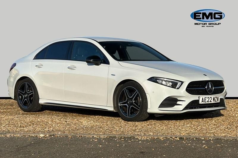 White Used 2022 Mercedes A200 AMG Line Premium Sedan | £19,990 (Fair price) - Image 1/3