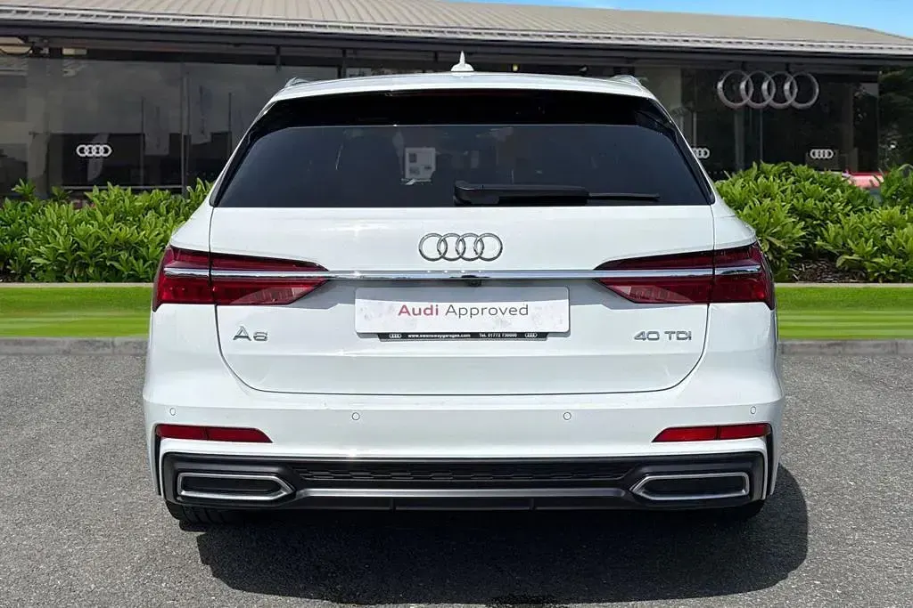 Used Audi A6 S-Line 204 HP (150 kW) 2020 White Estate