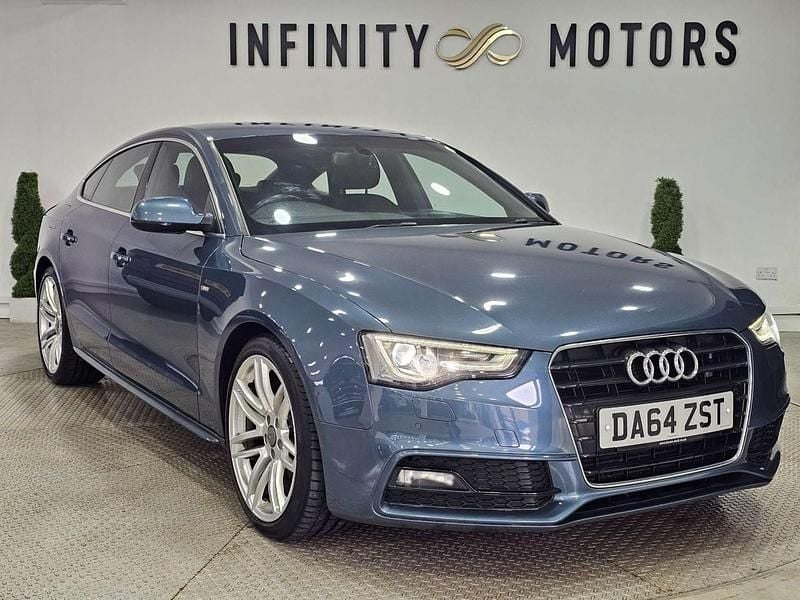 Used Audi A5 S-Line 177 HP (130 kW) 2015 Blue Coupe