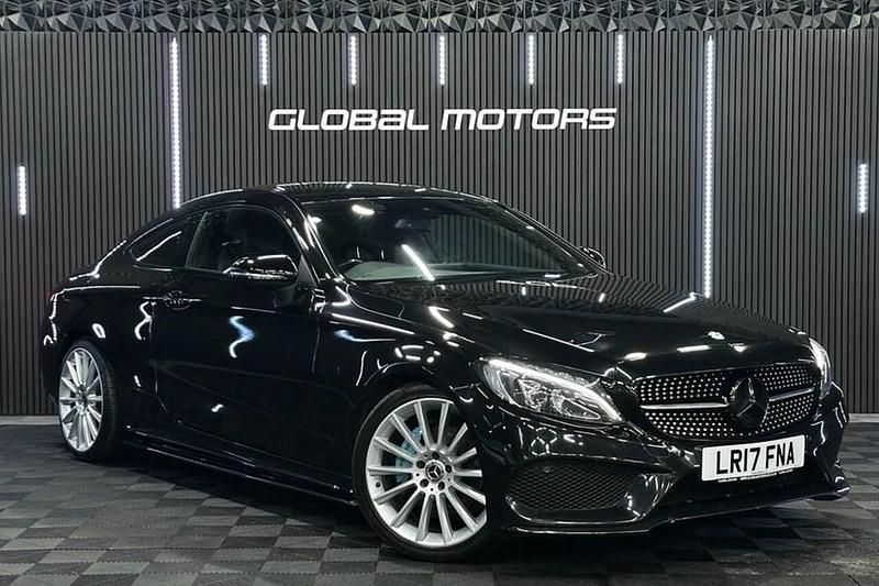 Black Used 2017 Mercedes C220 AMG line Coupe | £10,995 (Fair price) - Image 1/1