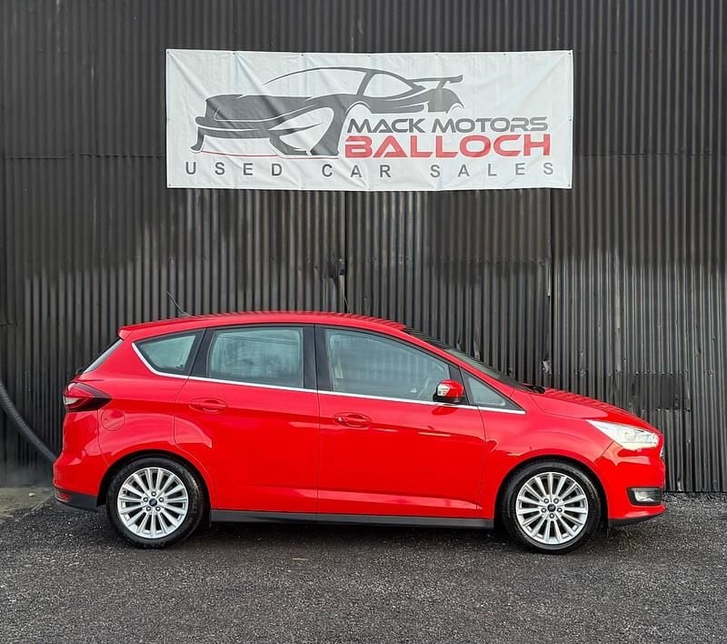 Gebraucht Ford C-MAX Titanium 120 PS (88 kW) 2018 Rot Van / Kleinbus
