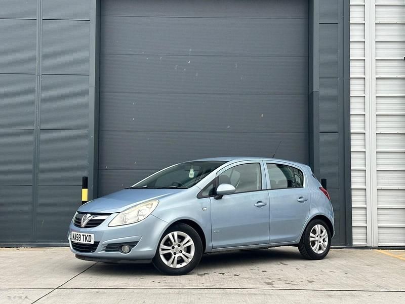 Used Vauxhall Corsa Club 79 HP (58 kW) 2008 Blue Hatchback