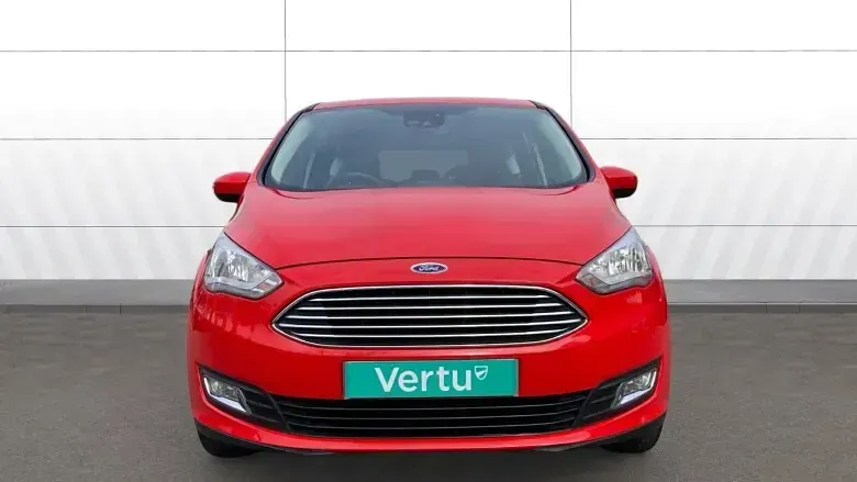 Begagnad Ford C-MAX Titanium 125 HK (91 kW) 2018 Röd Minibuss