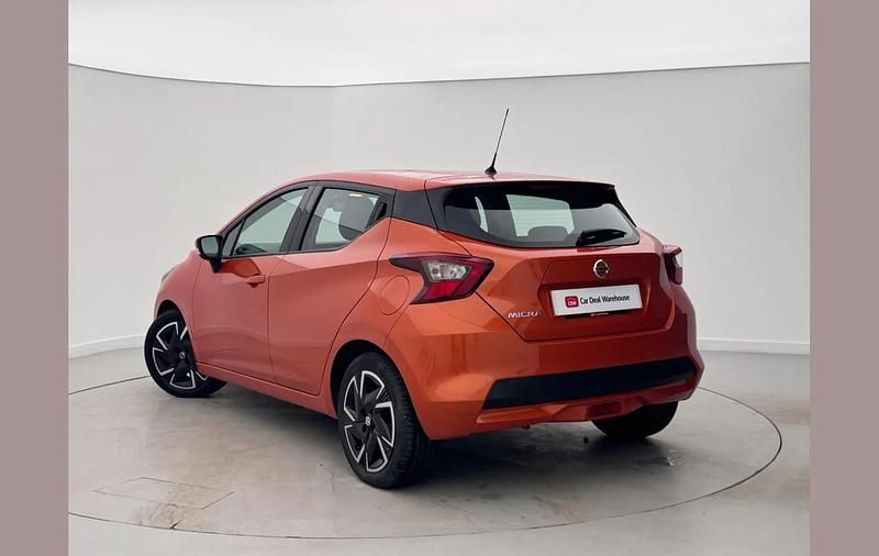 Used Nissan Micra Acenta 91 HP (66 kW) 2021 Orange Hatchback