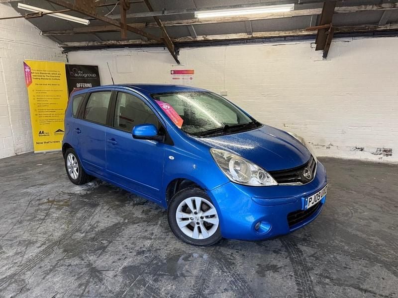 Used Nissan Note Acenta 88 HP (64 kW) 2009 Blue MPV