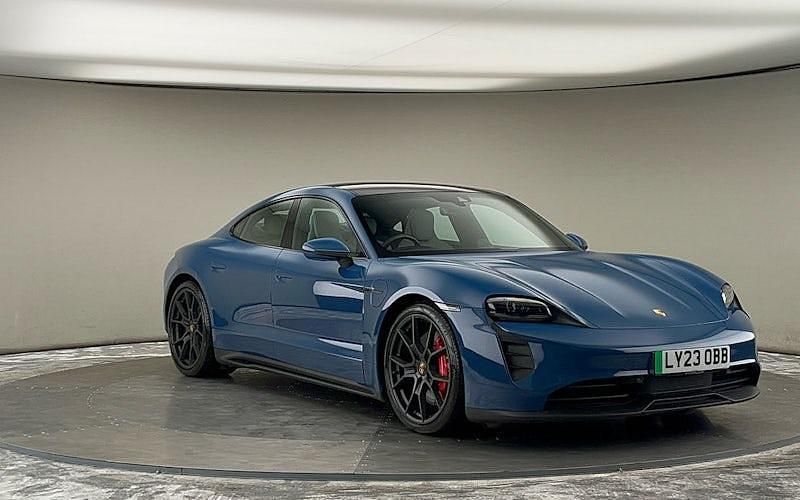 Blue Used 2023 Porsche Taycan Performance Package Sedan | £60,300 (A bit pricey) - Image 1/4