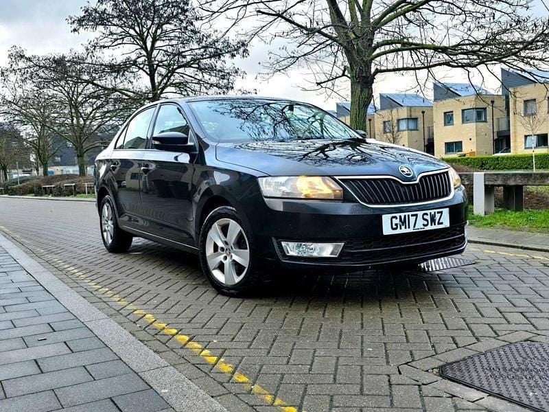 Used Skoda Rapid 125 HP (91 kW) 2017 Black Hatchback