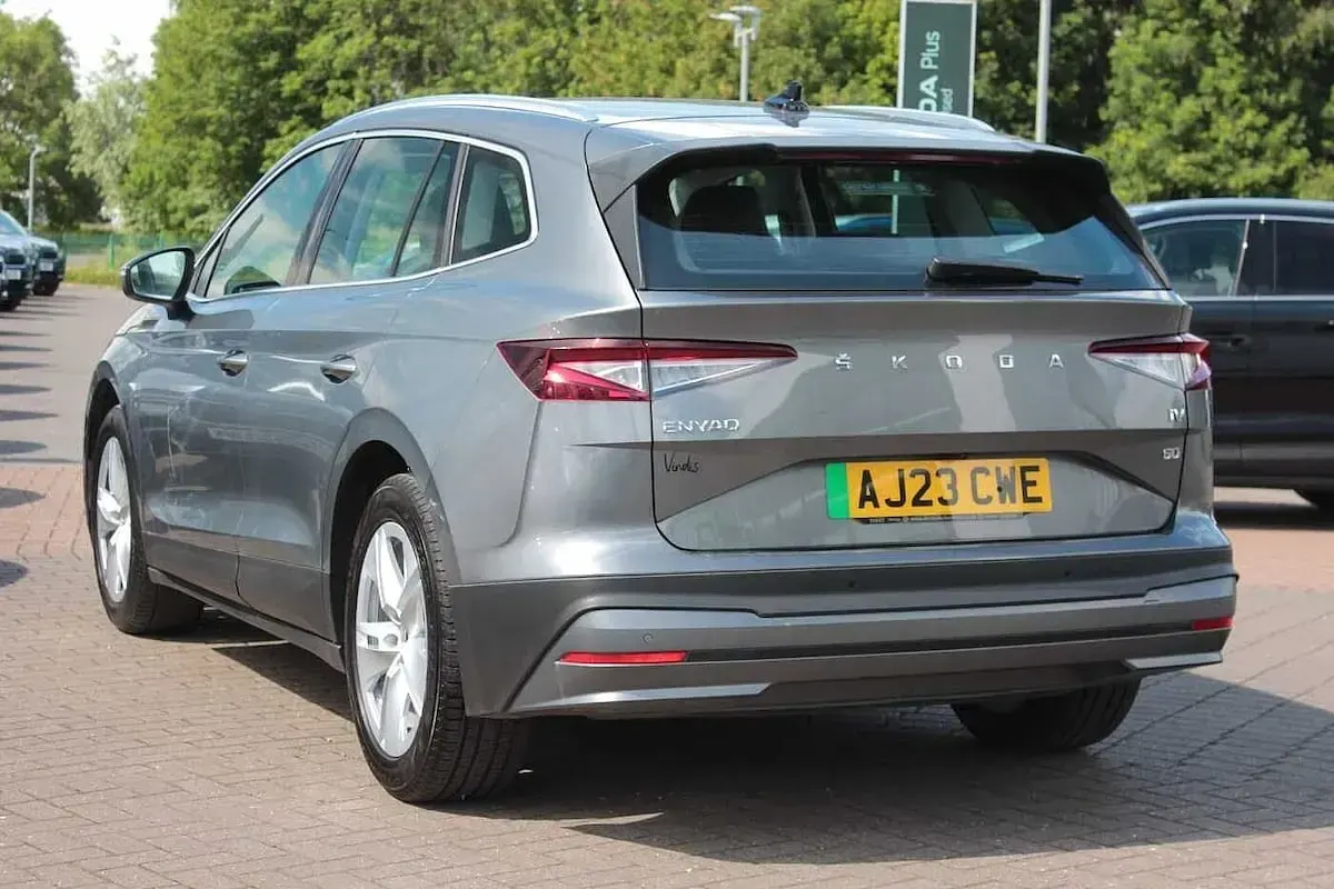Used Skoda Enyaq iV ecoSuite 131 kW (179 HP) 2023 Graphite grey metallic SUV