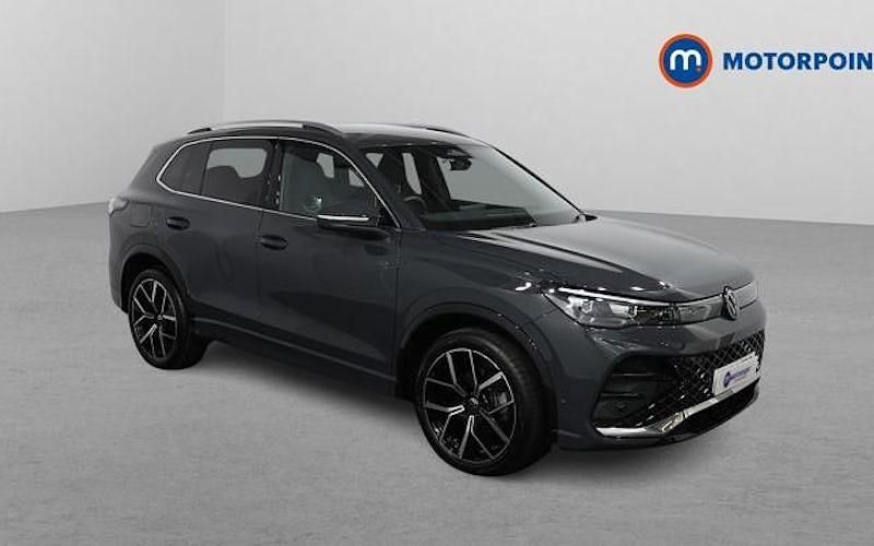 Grey Used 2025 VW Tiguan R-line SUV | £32,649 (A bit pricey) - Image 1/4