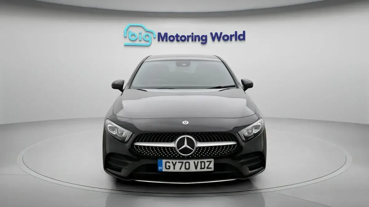 Used Mercedes A250 AMG line 224 HP (164 kW) 2020 Black Hatchback