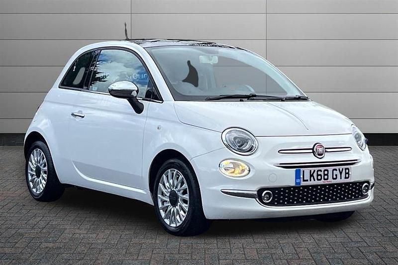 Used Fiat 500 Lounge 69 HP (50 kW) 2018 White Hatchback