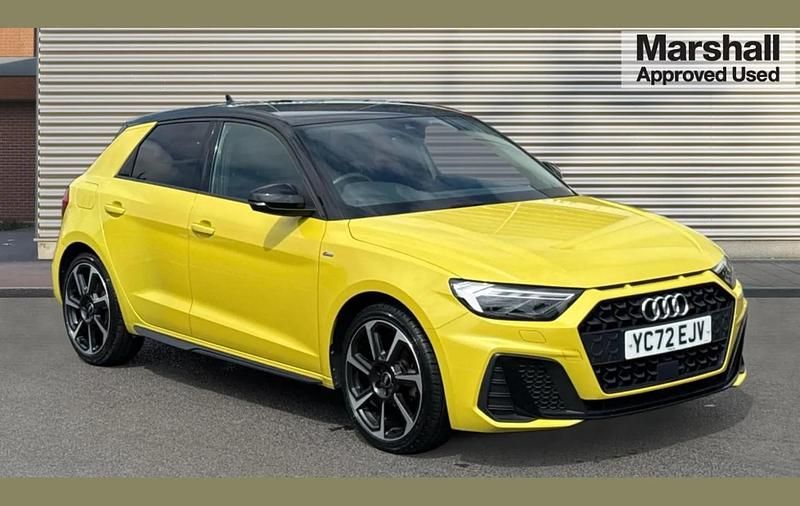 Used Audi A1 Black Edition 95 HP (69 kW) 2022 Yellow SUV