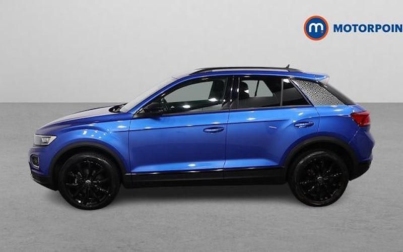 Used VW T-Roc Black Edition 150 HP (110 kW) 2021 Blue SUV